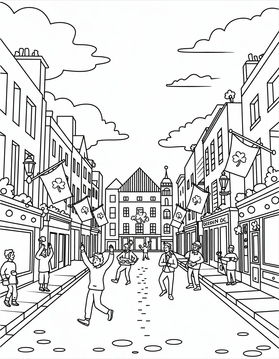 Dublin City Scene